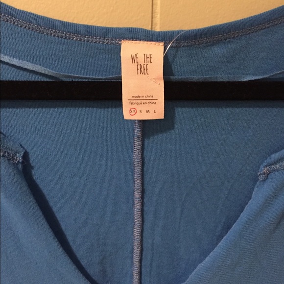 NWT Free People T-shirt with tie detail - Picture 4 of 6